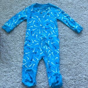 Nike Blue Kids One Piece Footie